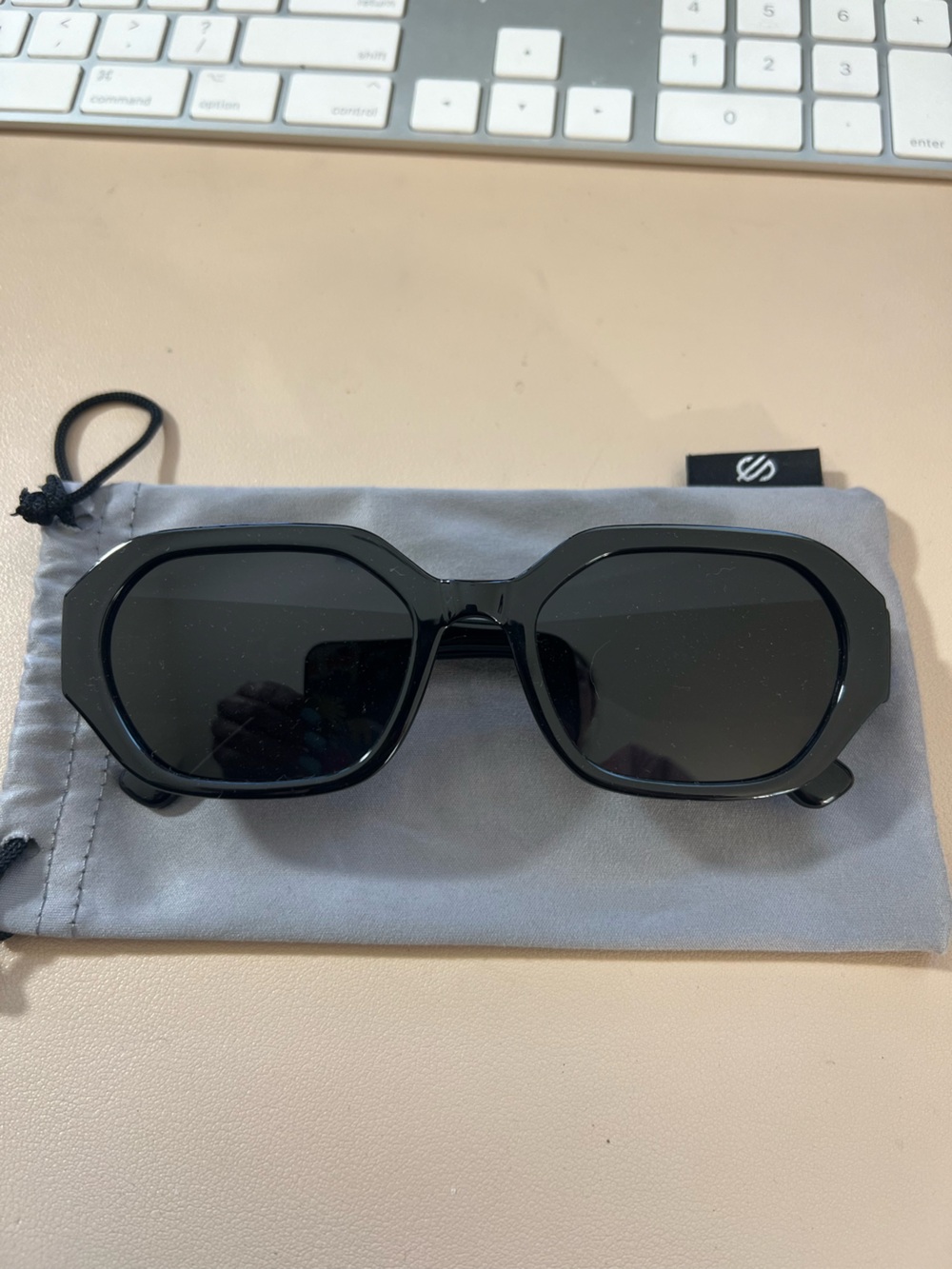 SOJOS Polarized Retro Rectangle Sunglasses